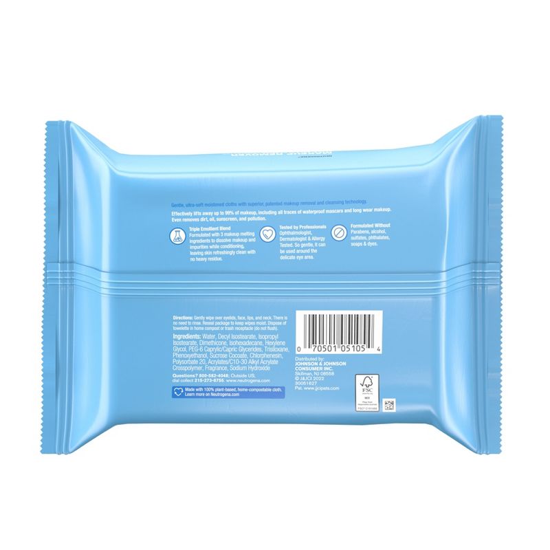 Toallitas Desmaquillantes Neutrogena 25 unid