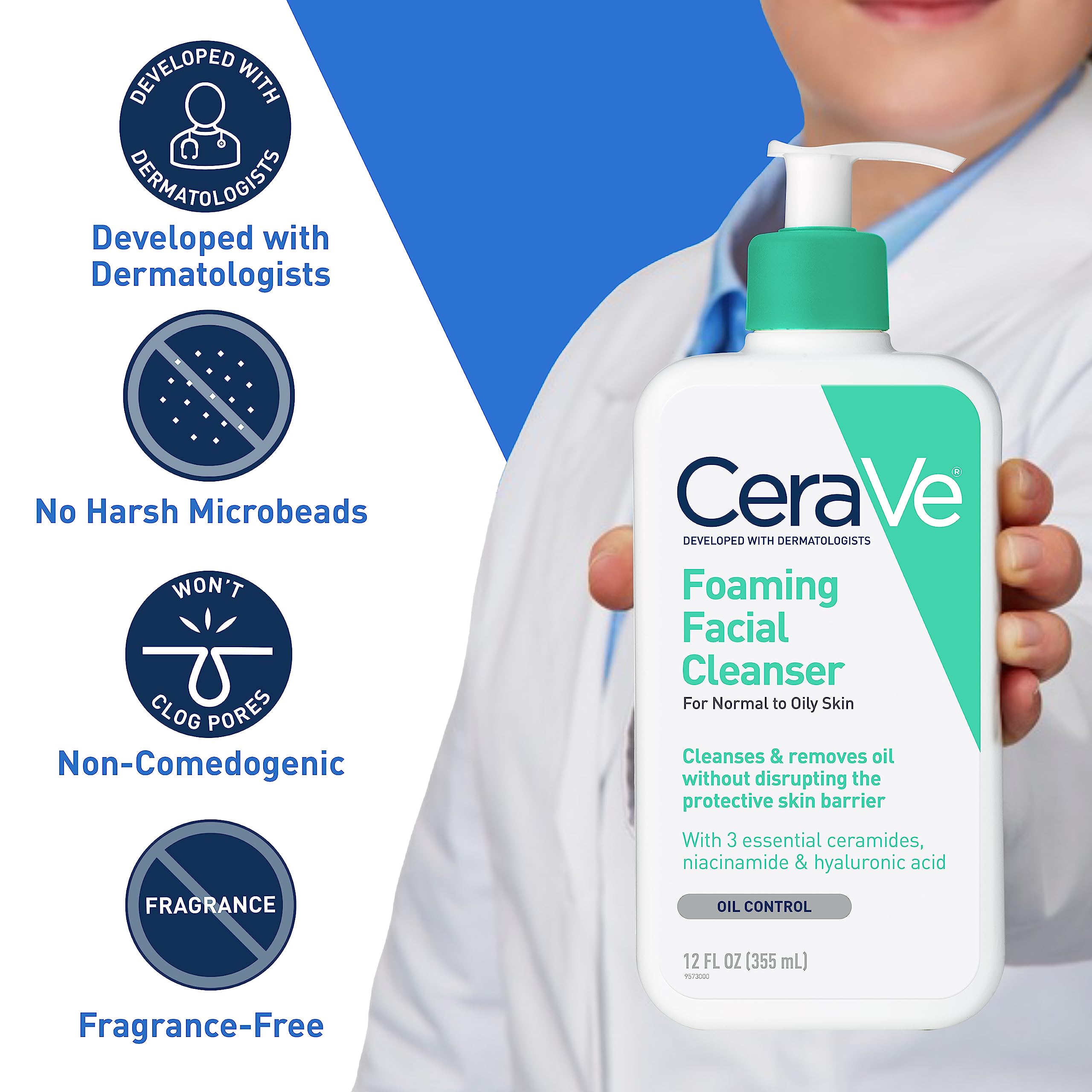 Limpiador Cerave para Pieles de Normales a Grasas 473ml