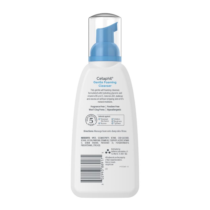 Espuma Limpiadora para Pieles Sensibles Cetaphil