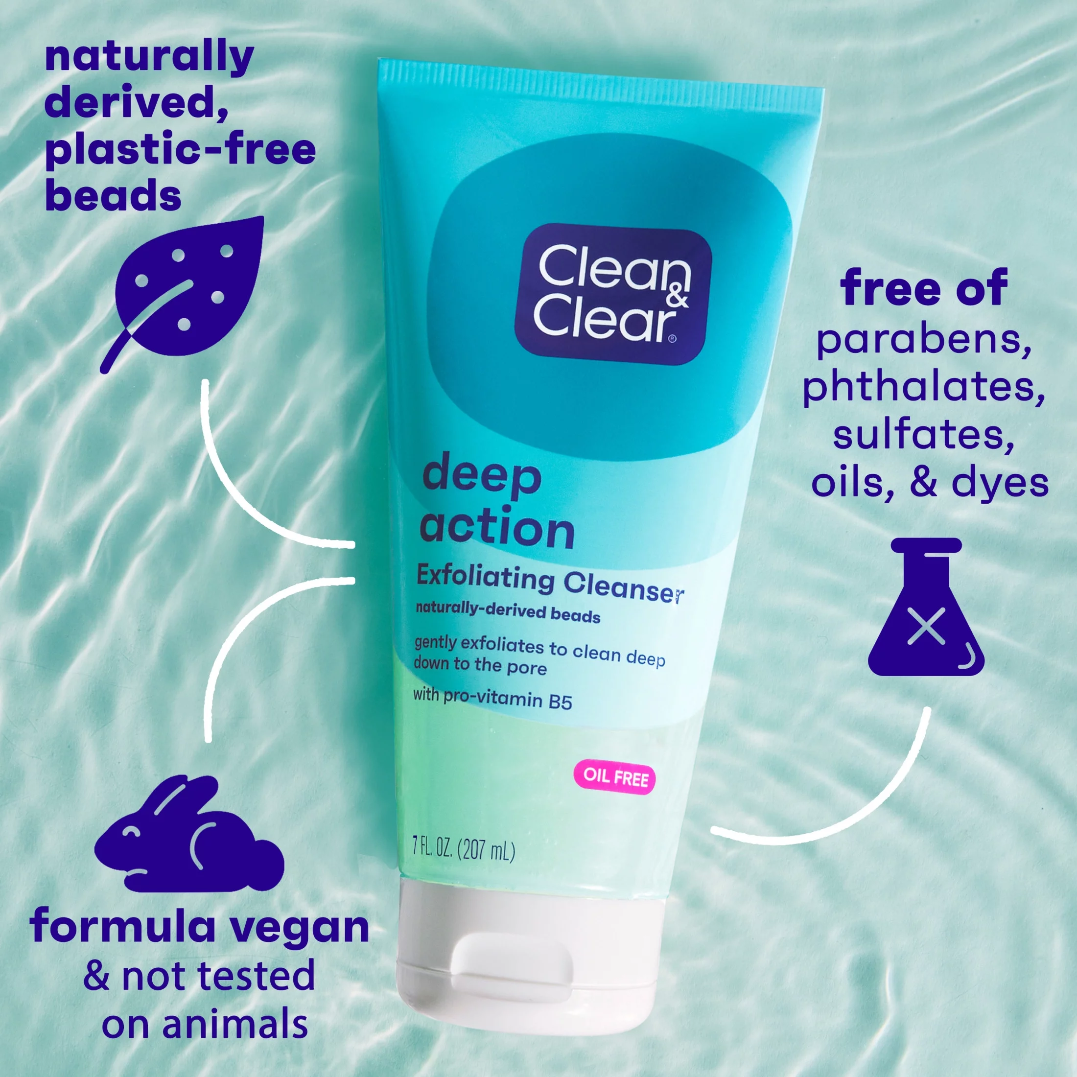 Exfoliante Facial Clean&Clear 207ml