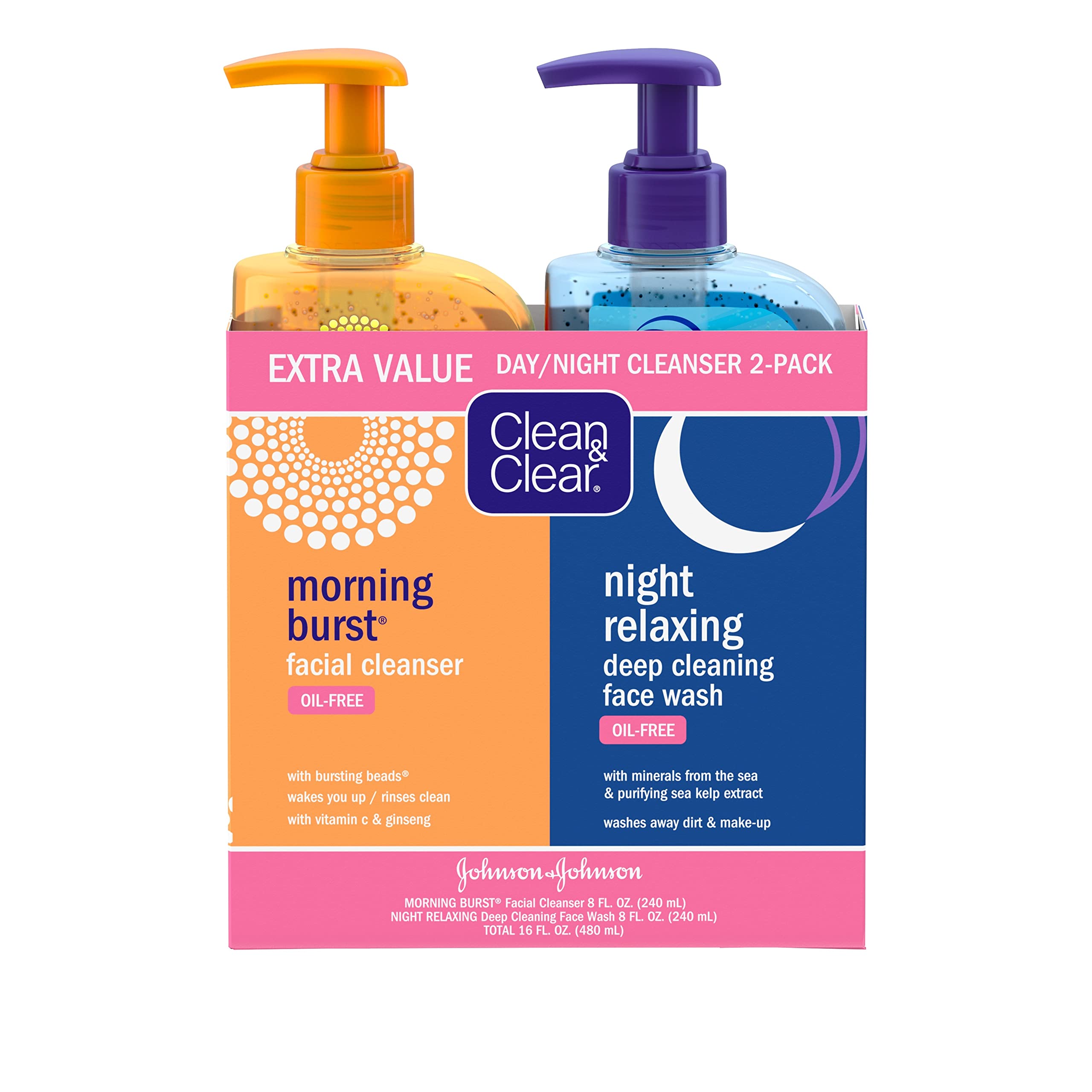 Limpiadores de Día y Noche Clean&Clear 480ml