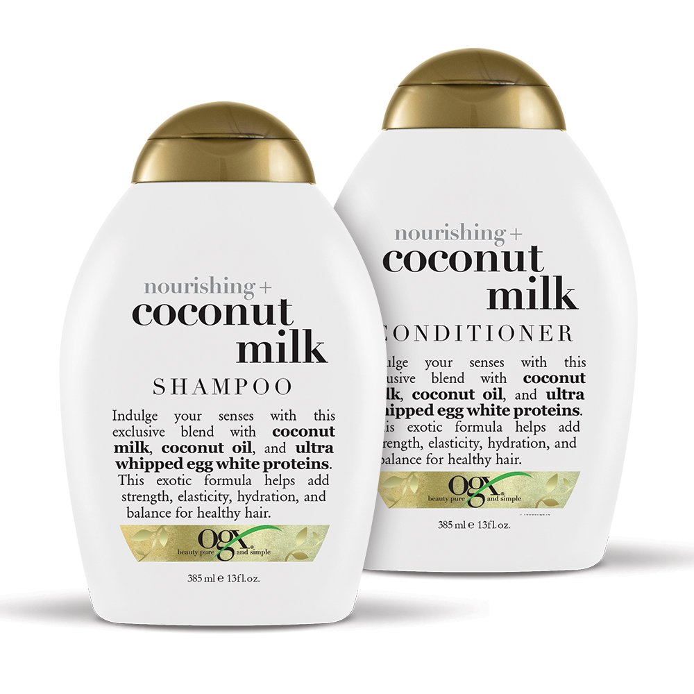 Dúo Shampoo- Acondicionador Leche de Coco OGX 385ml
