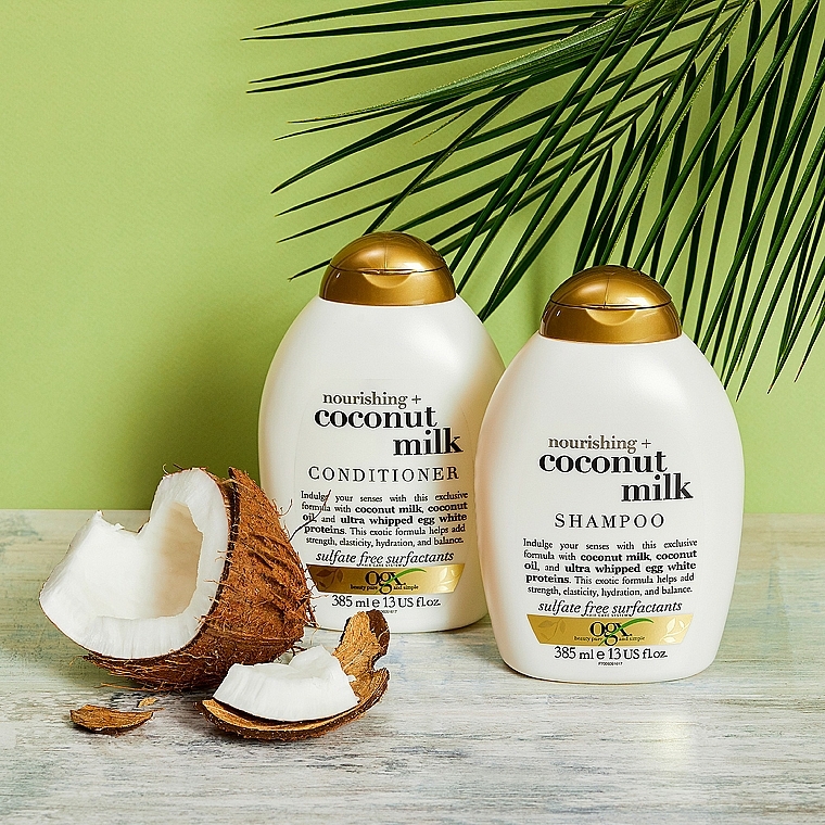 Dúo Shampoo- Acondicionador Leche de Coco OGX 385ml