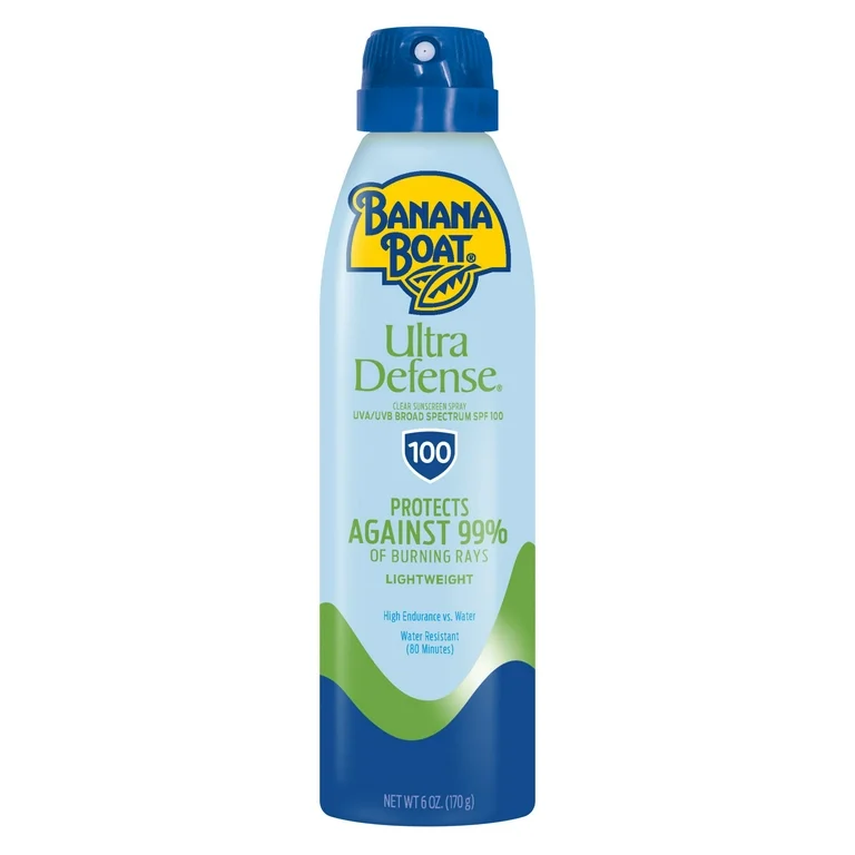 Protector Corporal Ultra Defense Clear Spray SPF 100 Banana Boat