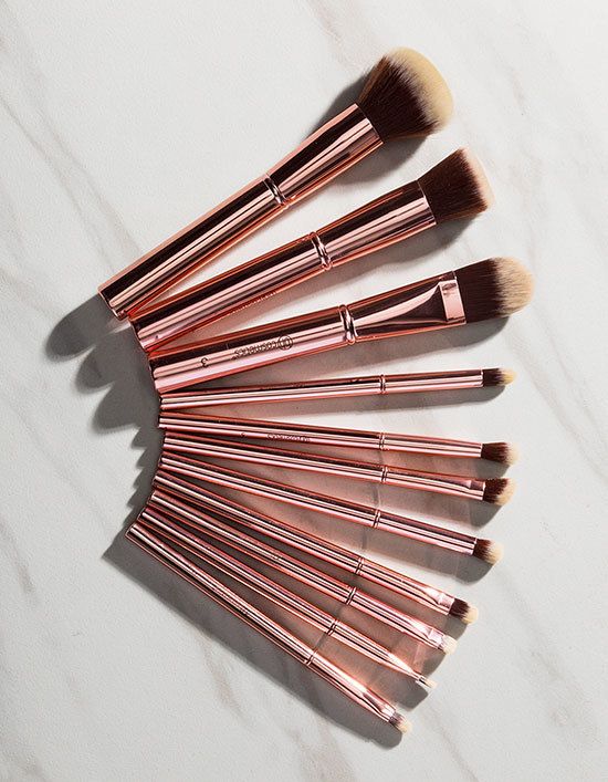 Set de Brochas Bh Cosmetics Metal Rose
