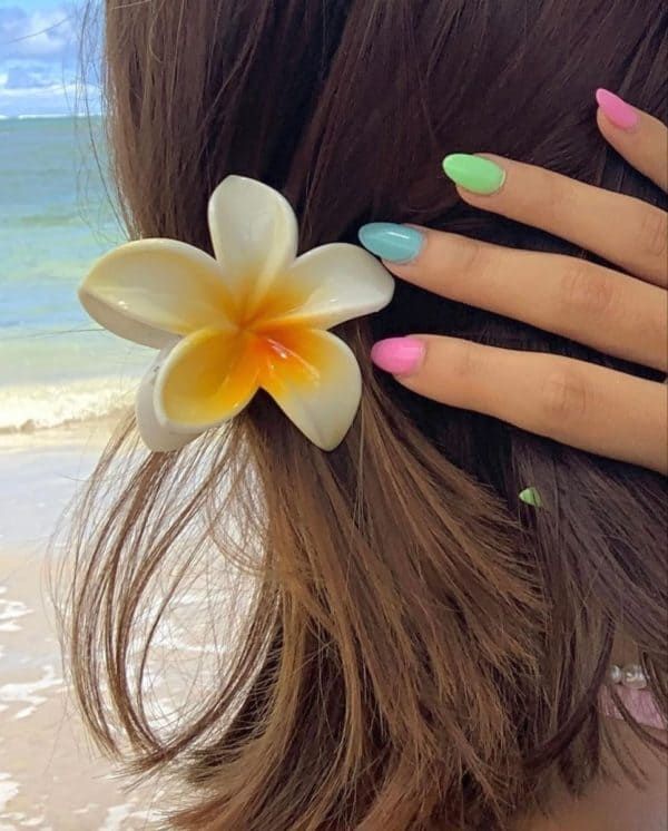 Ganchos de Flores Hawaianas