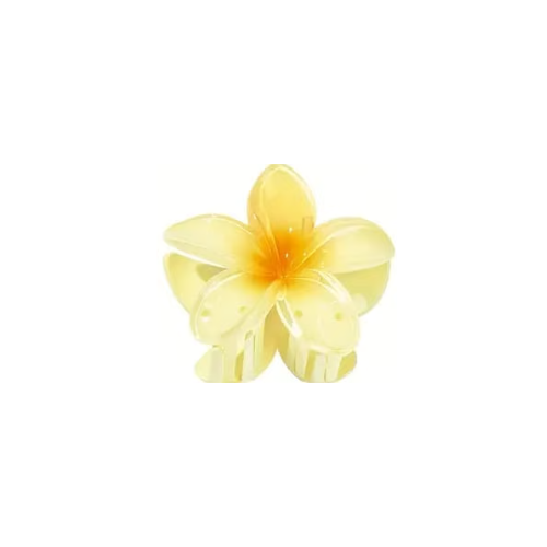 Ganchos de Flores Hawaianas - amarillo
