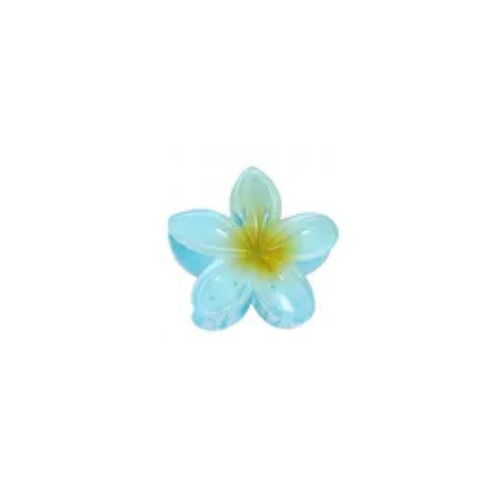 Ganchos de Flores Hawaianas - azul